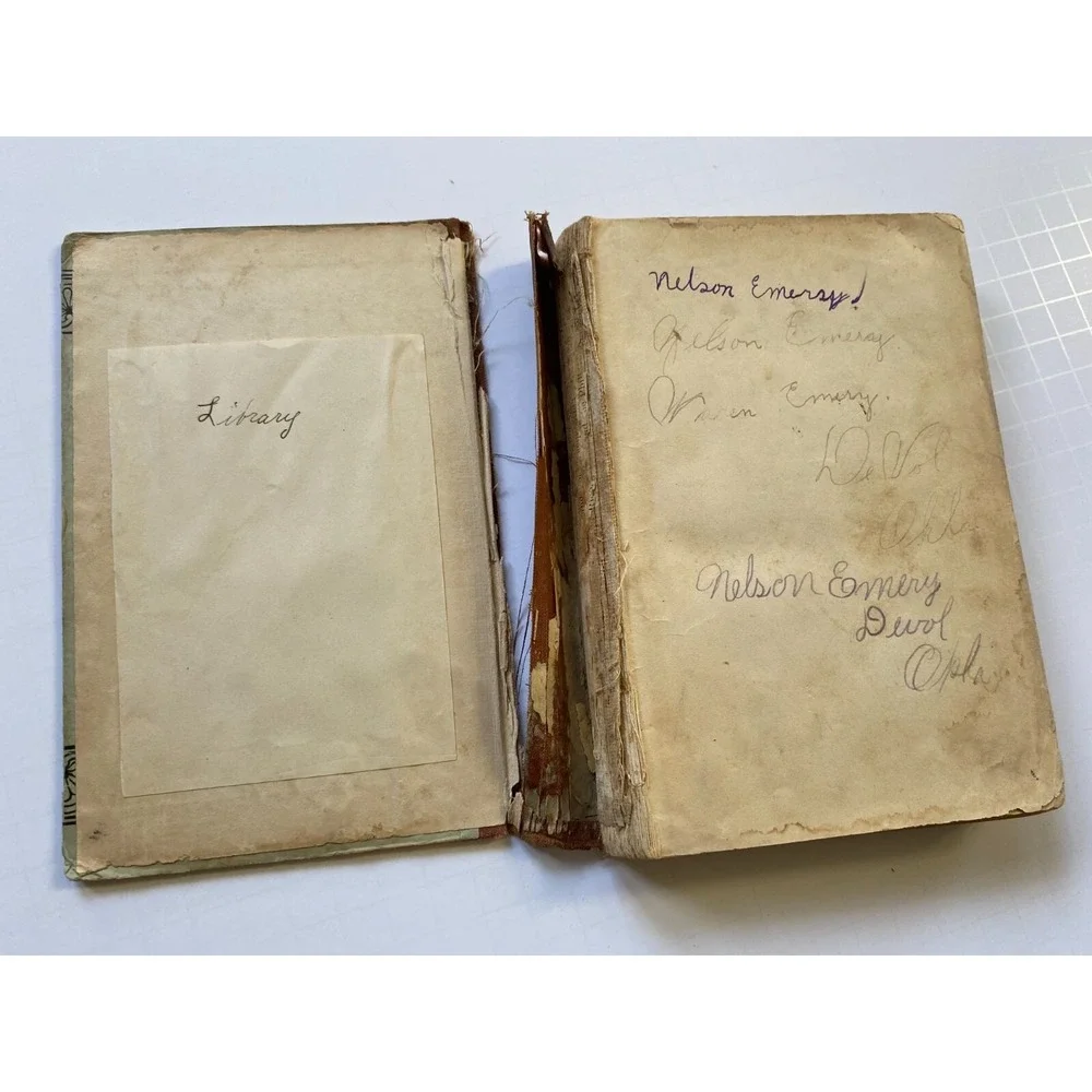 Lot Set of‎ 2 Antique New Franklin Fourth Reader with Lessons in Elocution 1884